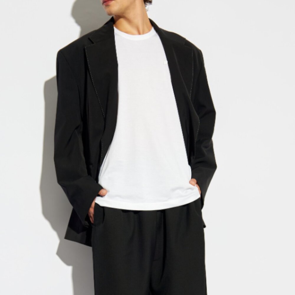 BNWT AW24 ACNE STUDIOS PATCH WHITE TSHIRT XL